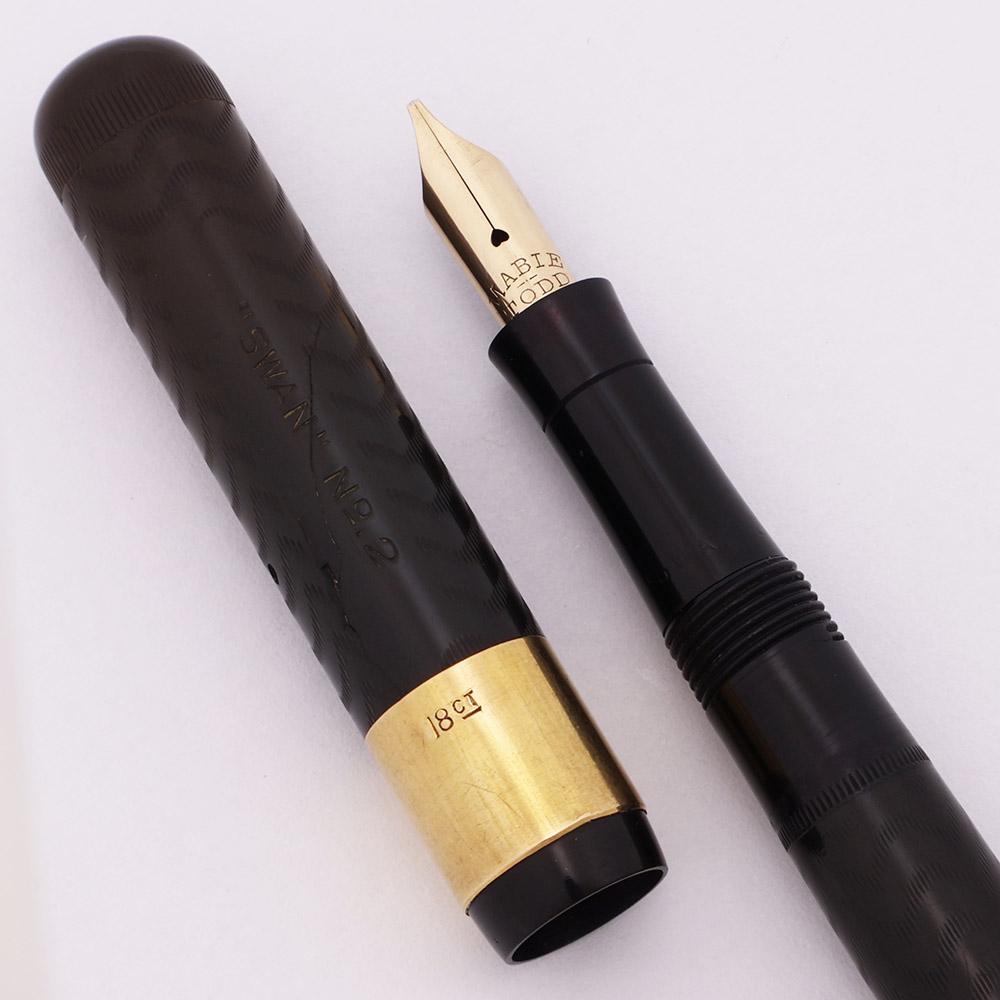 マビートッド　swan スワン no.2 gray pearl レバー式　万年筆 マビートッド swan スワン no.2 gray pearl レバー式 万年筆 筆記具